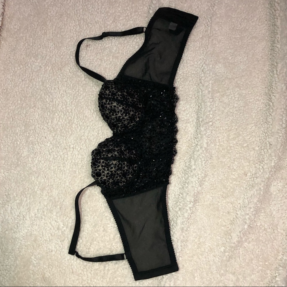 BEBE bustier/ crop top